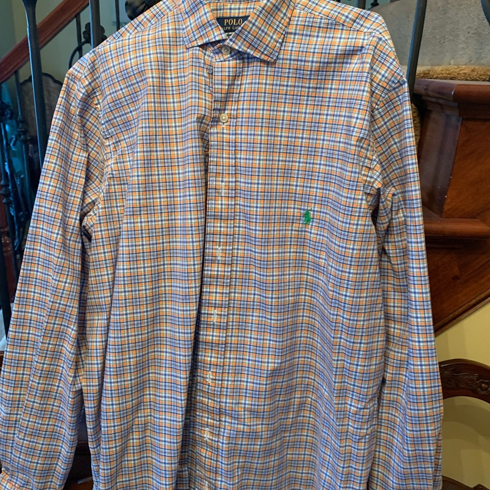 Lot of 3 LS Polo Ralph Lauren Dress Shirts LT